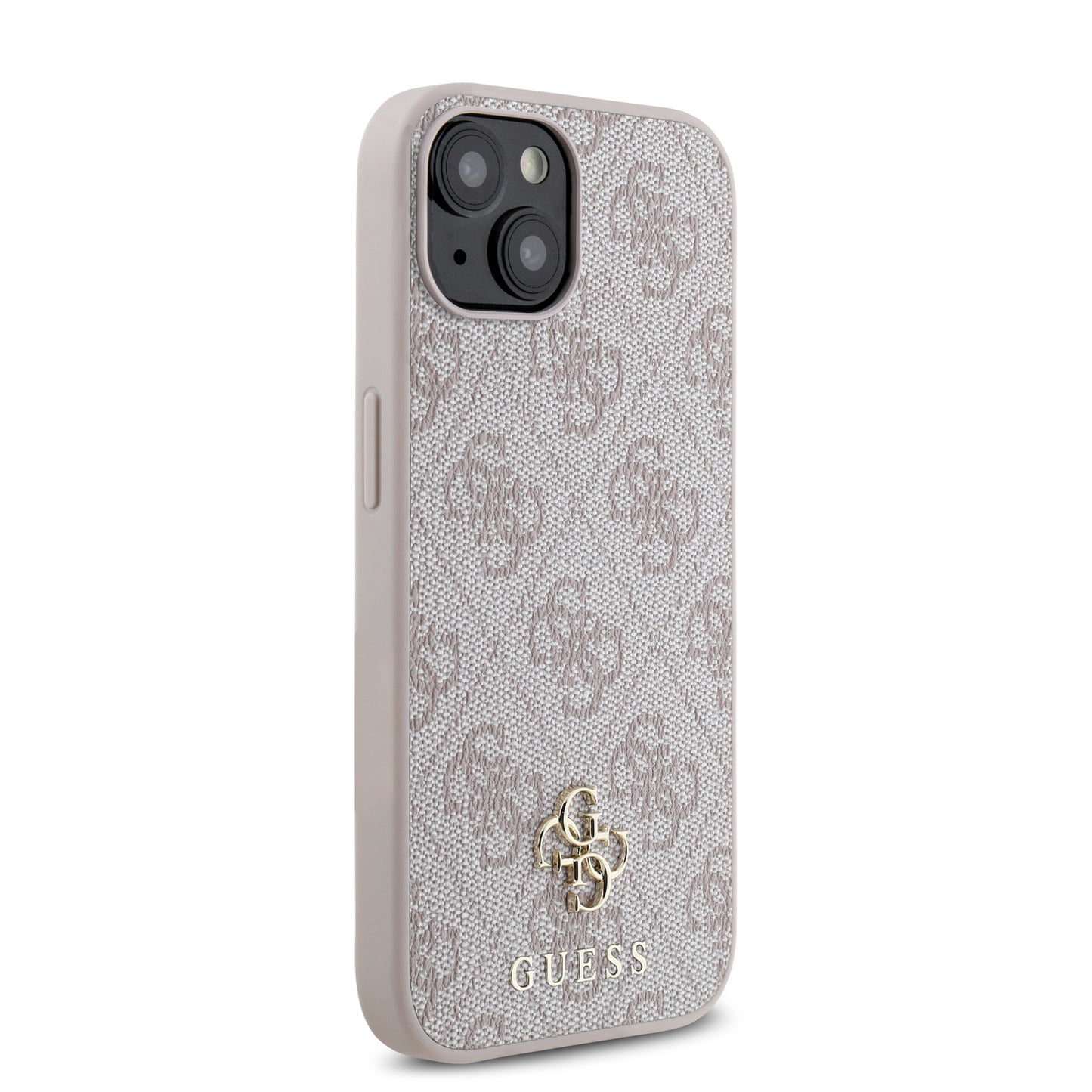 Apple iPhone 14 Kılıf Guess Orjinal Lisanslı M-safe Şarj Özellikli Small 4G Classic Kapak Kahverengi
