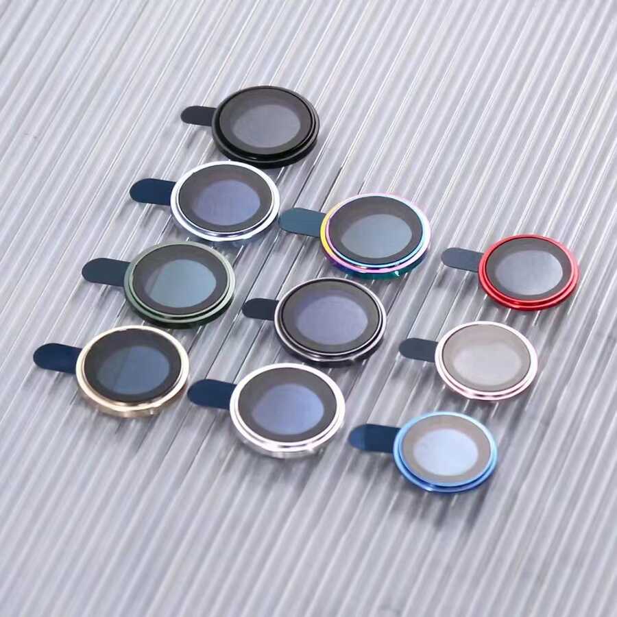 Apple iPhone 14 Plus Go Des Eagle Kamera Lens Koruyucu Mor