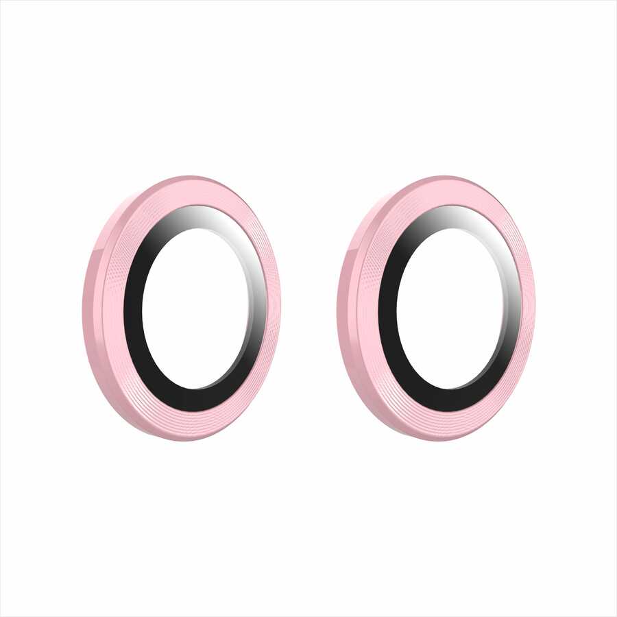 Apple iPhone 14 Plus Go Des Eagle Kamera Lens Koruyucu Rose Gold