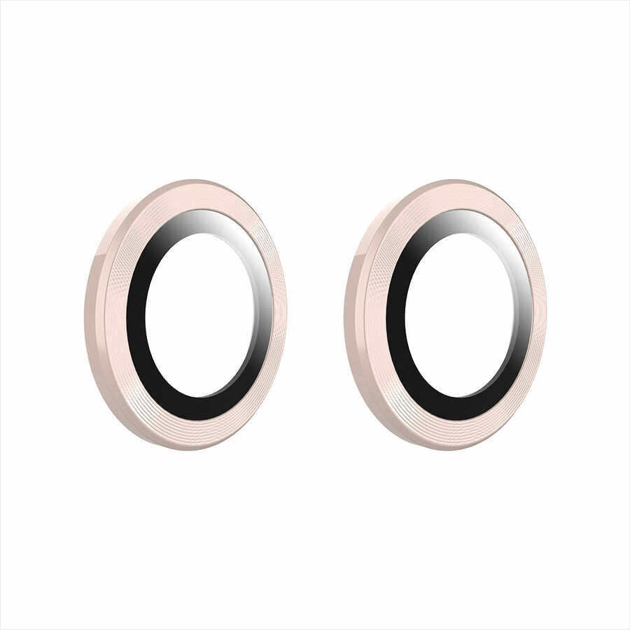 Apple iPhone 14 Plus Go Des Eagle Kamera Lens Koruyucu Gold