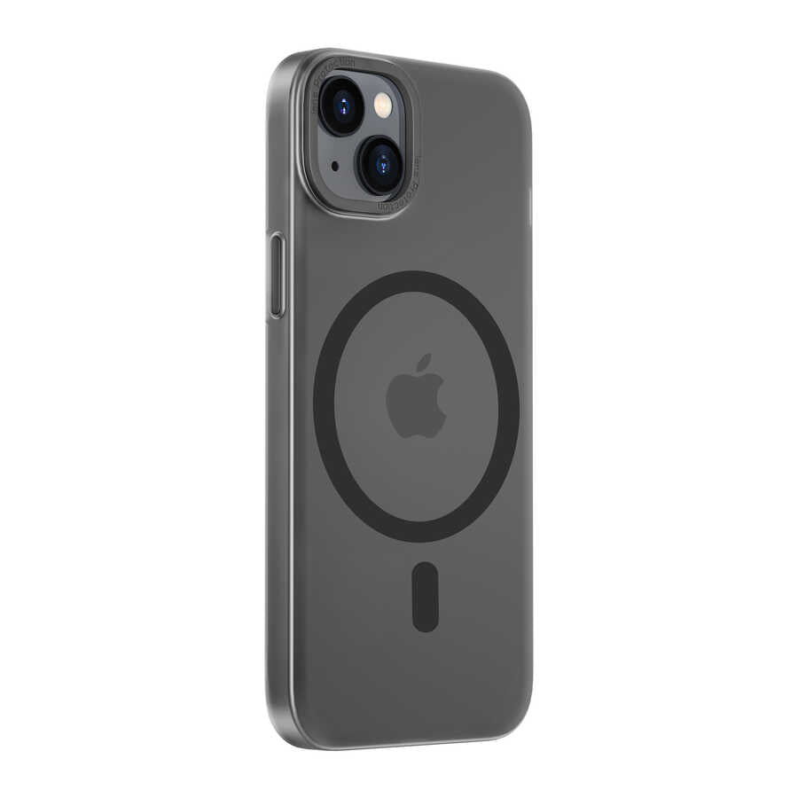 Apple iPhone 14 Plus Wiwu Frosted Magnetic Buzlu Sert PC Kapak Derin Mor