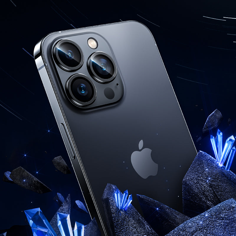 Apple iPhone 14 Pro Benks DR Safir Kamera Lens Koruyucu Gold