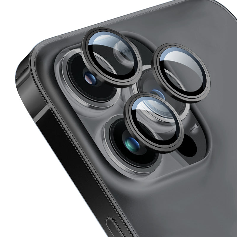 Apple iPhone 14 Pro Go Des CL-10 Kamera Lens Koruyucu Gümüş