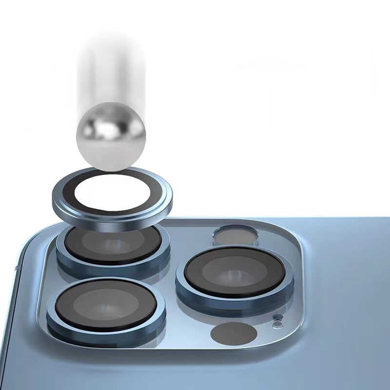 Apple iPhone 14 Pro Go Des Eagle Kamera Lens Koruyucu Füme