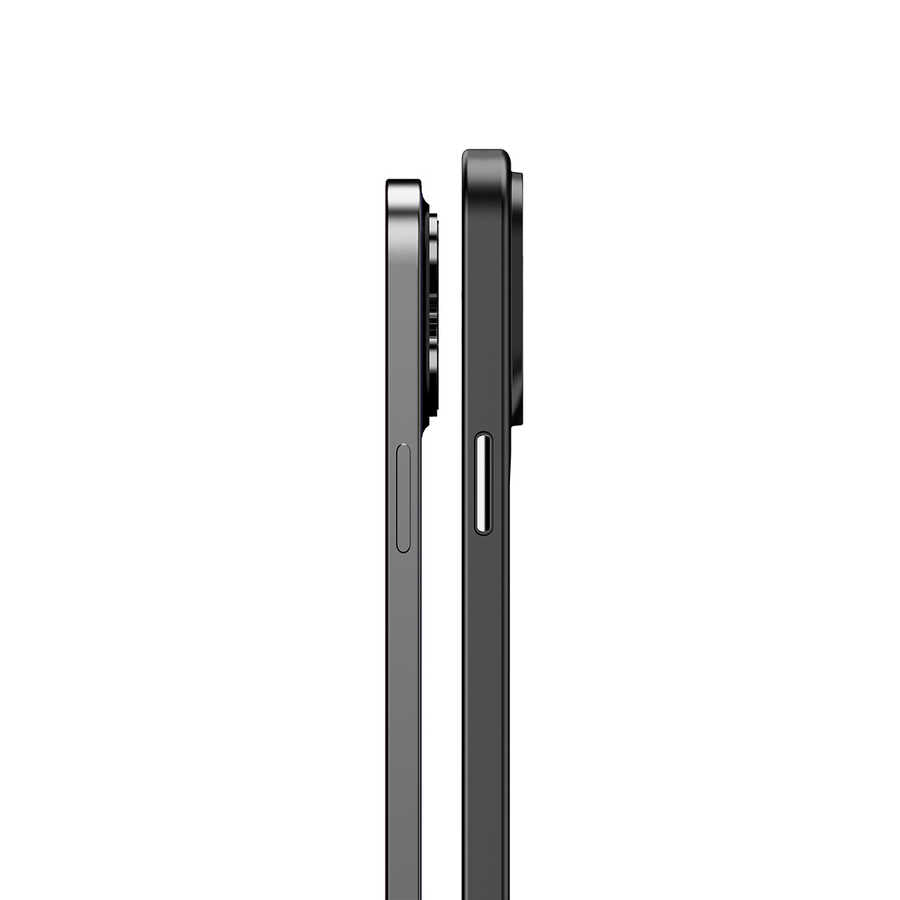 Apple iPhone 14 Pro Kılıf Aramid Karbon Fiber M-safe Özellikli Wlons Radison Kapak Siyah