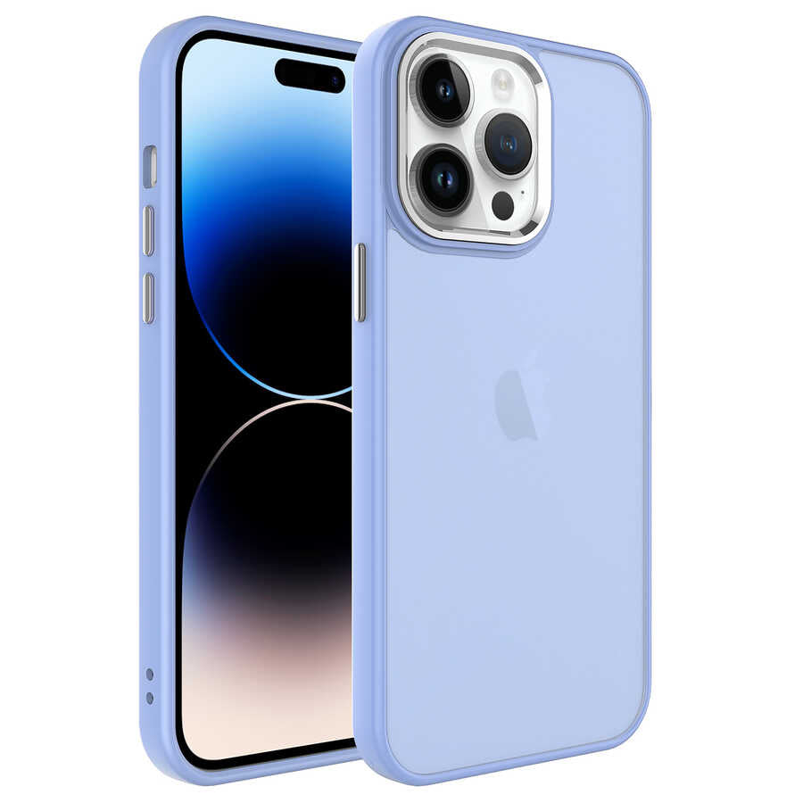 Apple iPhone 14 Pro Kılıf Buzlu Sert PC Zore May Kapak