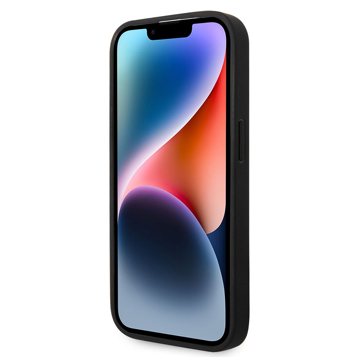 Apple iPhone 14 Pro Kılıf Ferrari M-safe Şarj Özellikli Deri Delikli Dikişli Dizayn Kapak Kırmızı