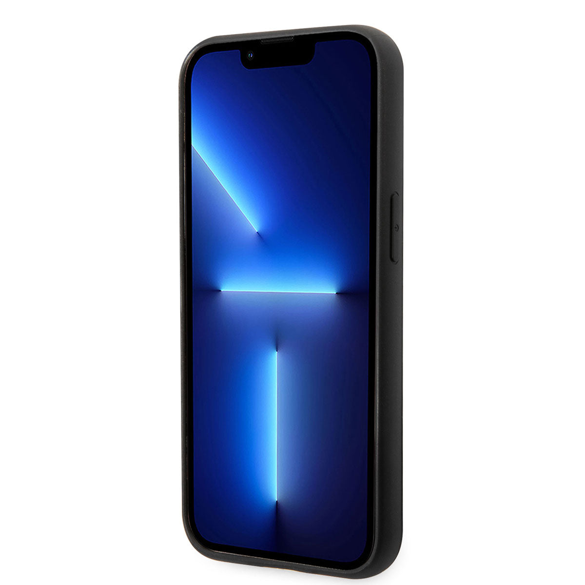 Apple iPhone 14 Pro Kılıf Karl Lagerfeld Nylon Puffy Airbag Dizayn Kapak Siyah