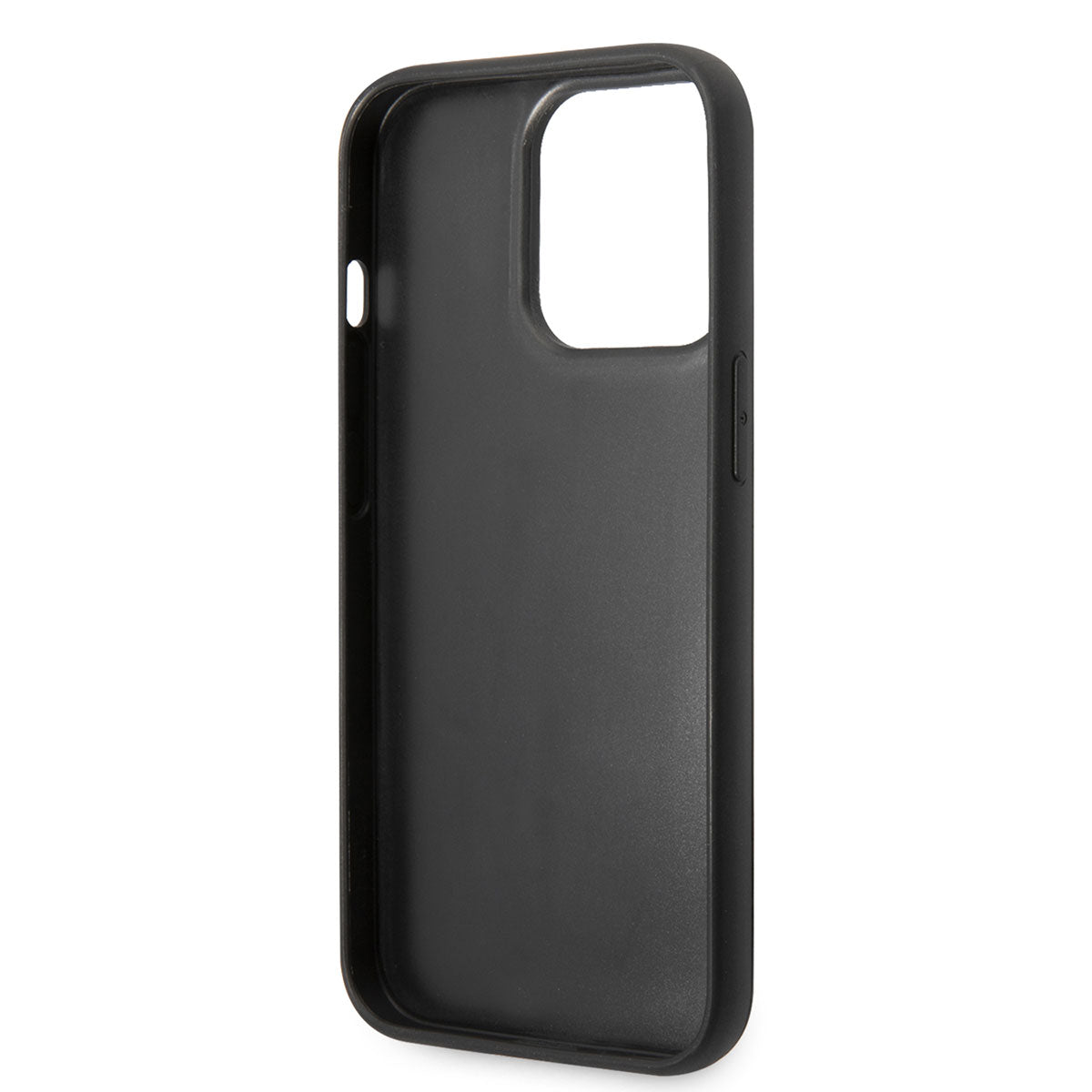 Apple iPhone 14 Pro Kılıf Karl Lagerfeld Nylon Puffy Airbag Dizayn Kapak Siyah