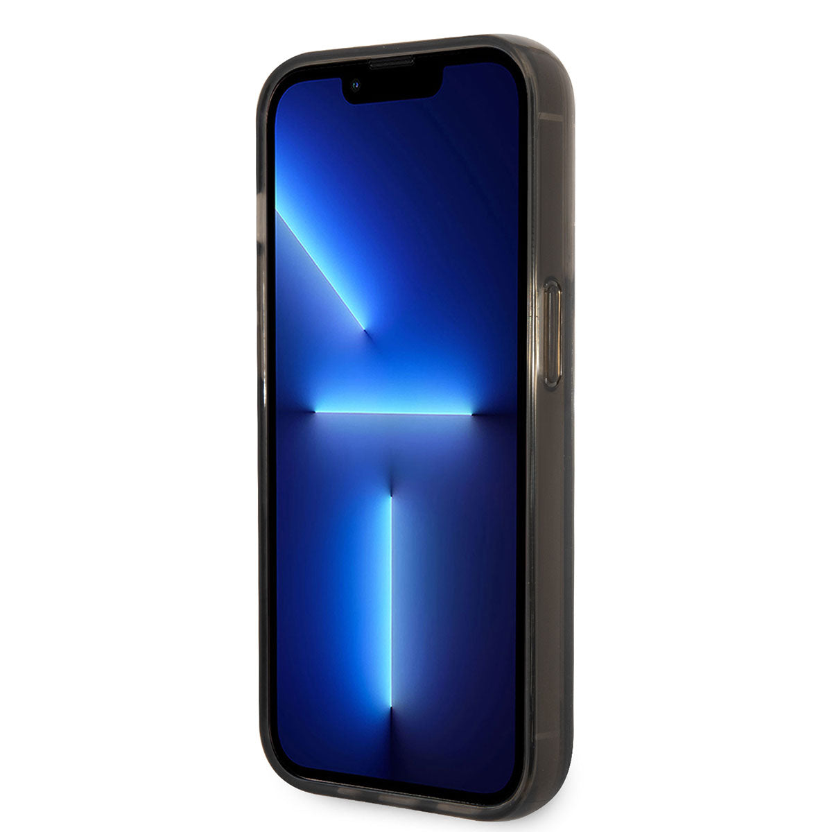 Apple iPhone 14 Pro Kılıf Karl Lagerfeld Sıvılı Simli Karl Head Dizayn Kapak Pembe