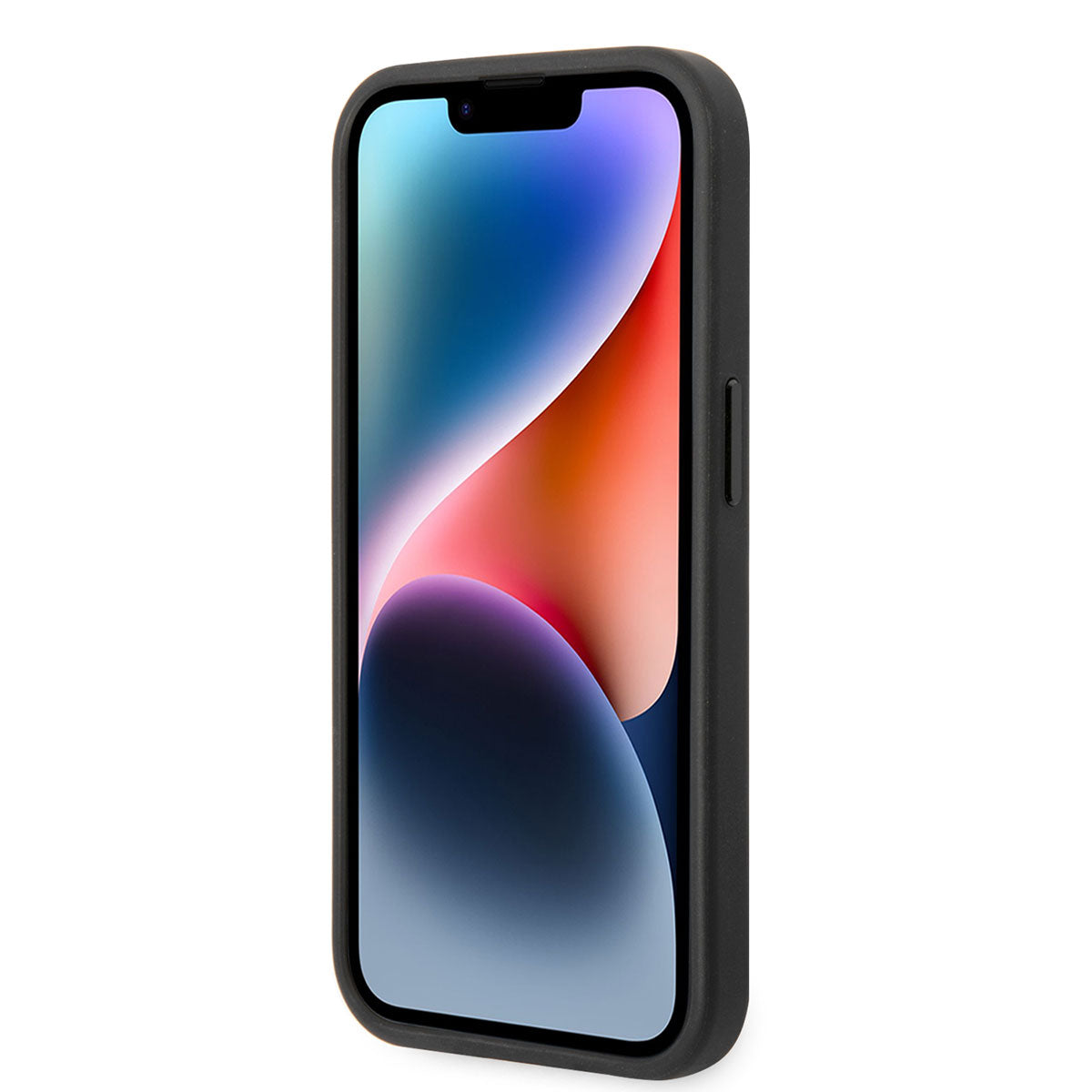 Apple iPhone 14 Pro Kılıf TUMI M-safe Şarj Özellikli Deri Noktalı Dizayn Kapak Siyah