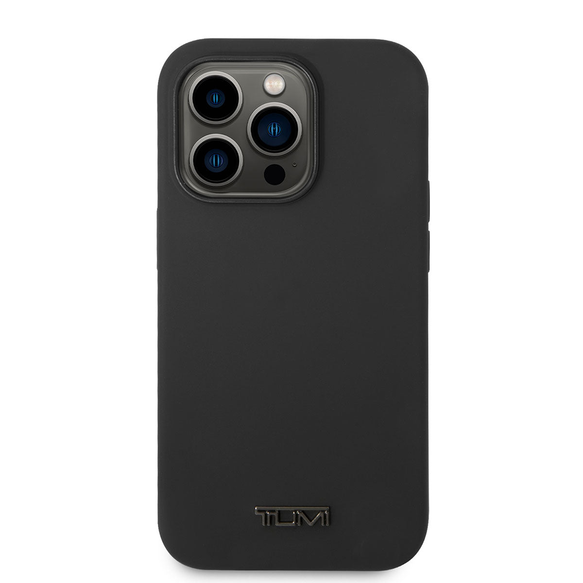 Apple iPhone 14 Pro Kılıf TUMI M-safe Şarj Özellikli Liquid Silikon Kapak Siyah