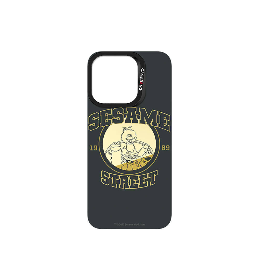 Apple iPhone 14 Pro M-safe Şarj Özellikli Casebang Sesame Street Serisi Mıknatıslı Arka Panel