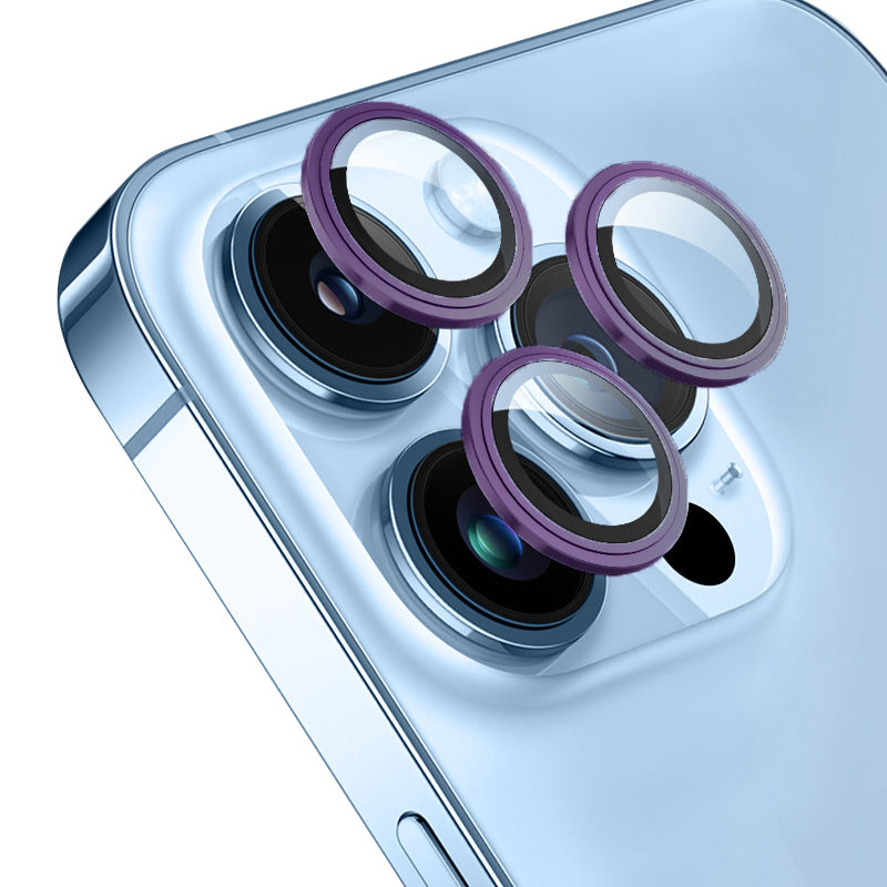 Apple iPhone 14 Pro Max Go Des CL-10 Kamera Lens Koruyucu Siyah