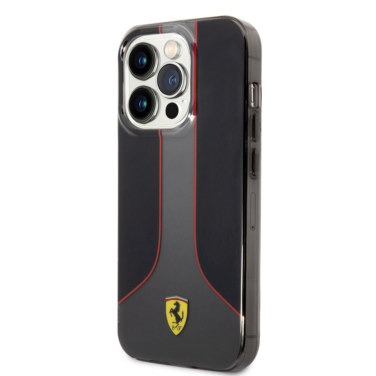 Apple iPhone 14 Pro Max Kılıf Ferrari Gradient Baskılı Dizayn Kapak Siyah