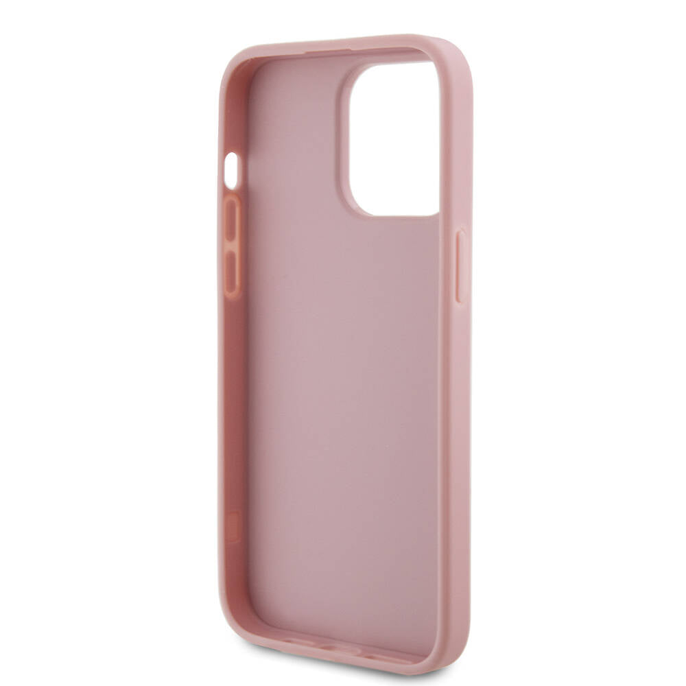 Apple iPhone 14 Pro Max Kılıf Guess Orjinal Lisanslı 4G Büyük Metal Logolu Glitter Kapak Siyah