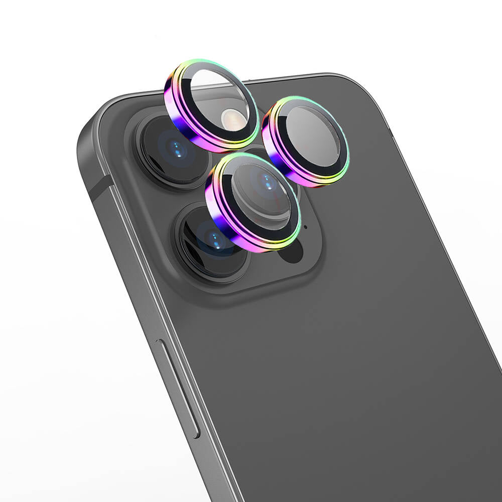 Apple iPhone 14 Pro Max Wiwu Lens Guard Metal Kamera Lens Koruyucu