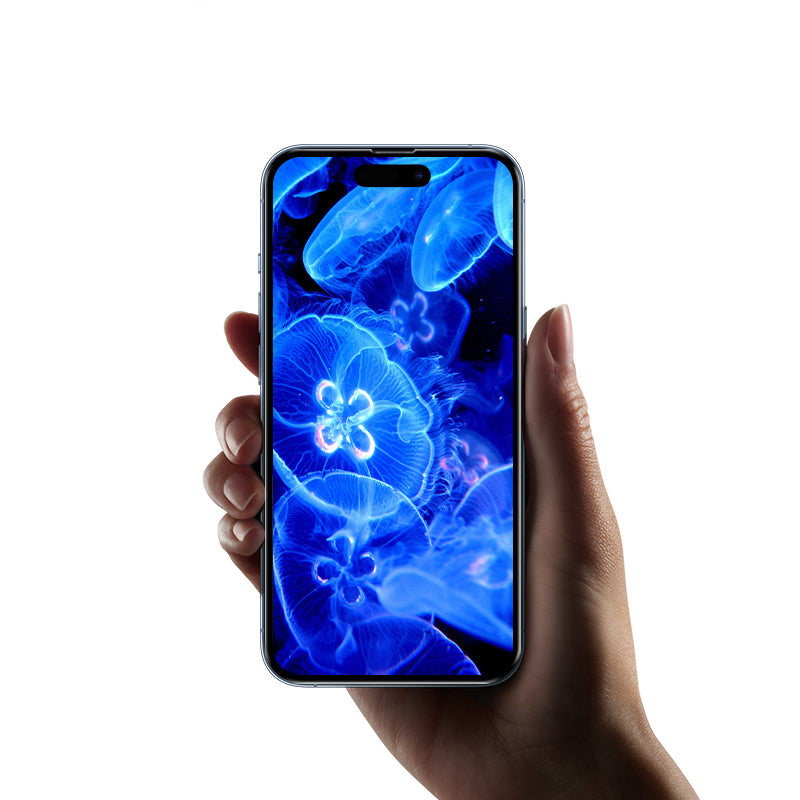 Apple iPhone 14 Recci Anti-Blue Light Cam Ekran Koruyucu Renksiz