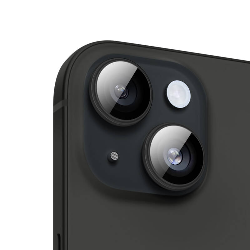 Apple iPhone 15 Benks King Kong Corning Kamera Lens Koruyucu Sarı