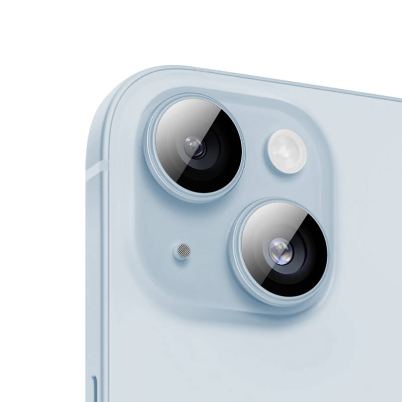 Apple iPhone 15 Benks King Kong Corning Kamera Lens Koruyucu Sarı
