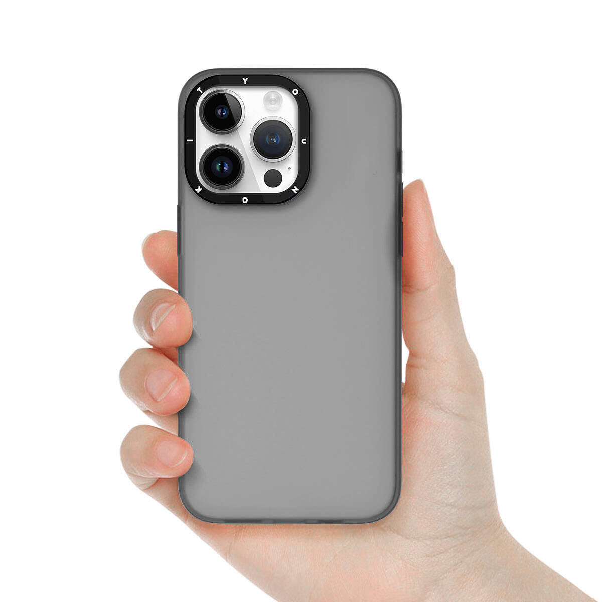 Apple iPhone 15 Kılıf Buzlu Mat Tasarım Youngkit Hidden Sand Serisi Kapak Yeşil