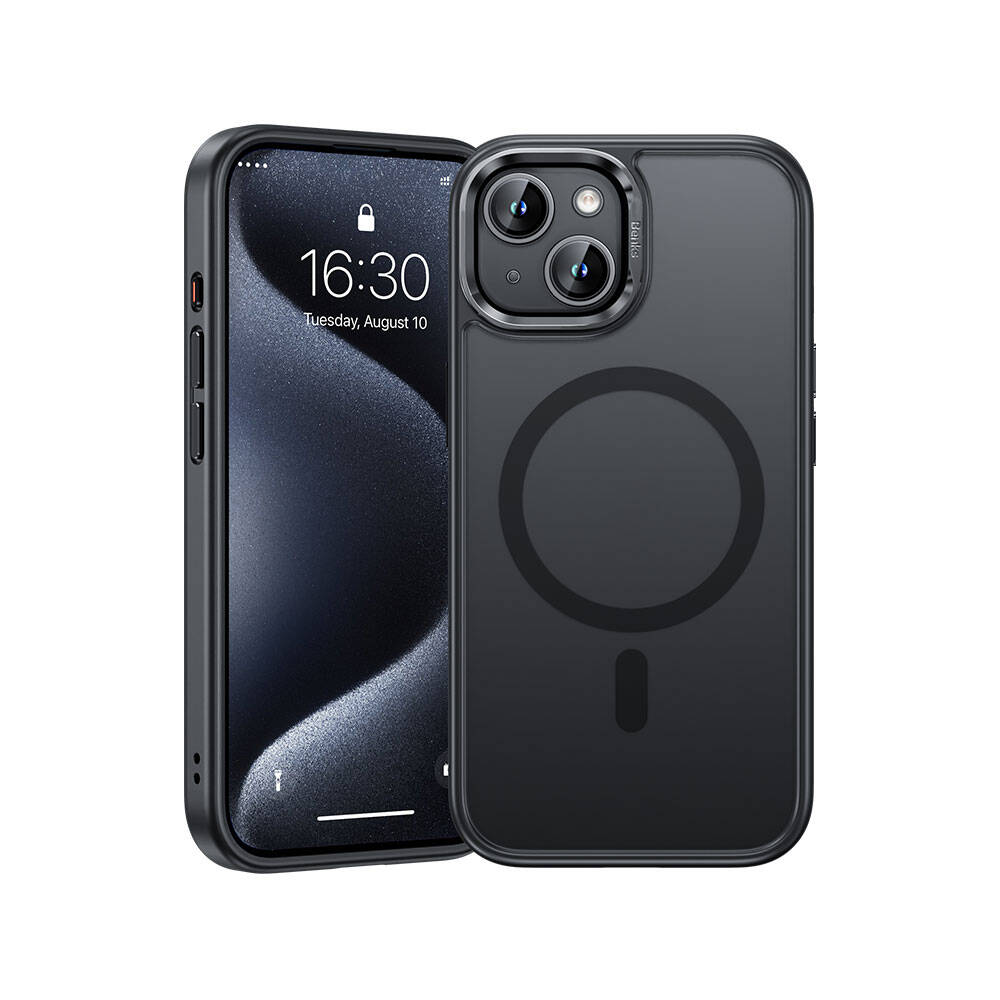 Apple iPhone 15 Kılıf M-safe Şarj Özellikli Benks Mist Protective Kapak