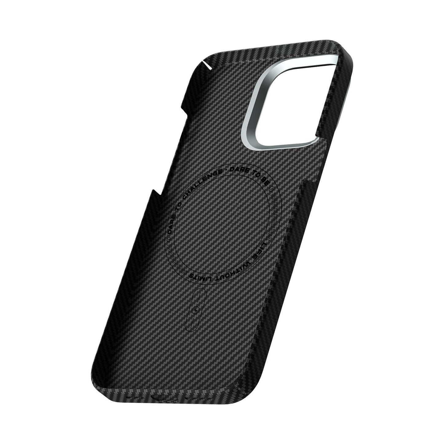 Apple iPhone 15 Kılıf Wiwu KJZ-017 Karbon Fiber 600D Explore Kevlar Kapak Siyah
