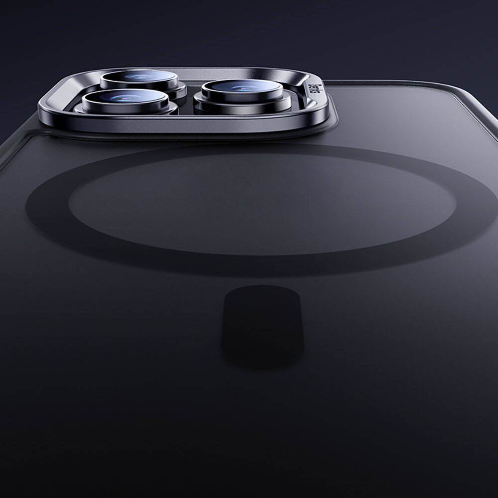 Apple iPhone 15 Plus Kılıf M-safe Şarj Özellikli Benks Mist Protective Kapak Siyah