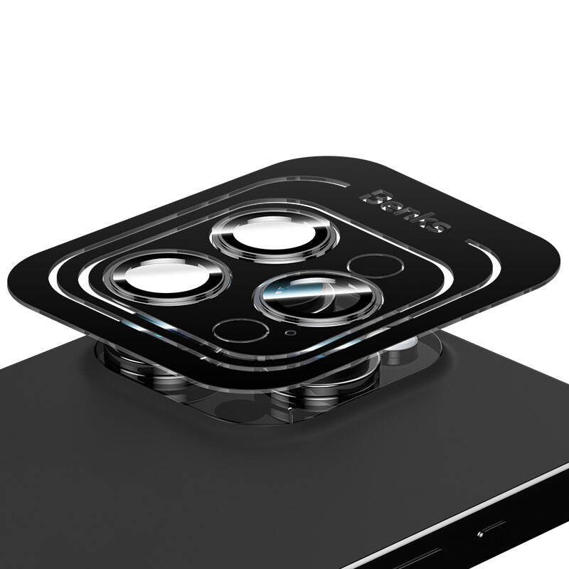 Apple iPhone 15 Pro Benks King Kong Corning Kamera Lens Koruyucu Mavi