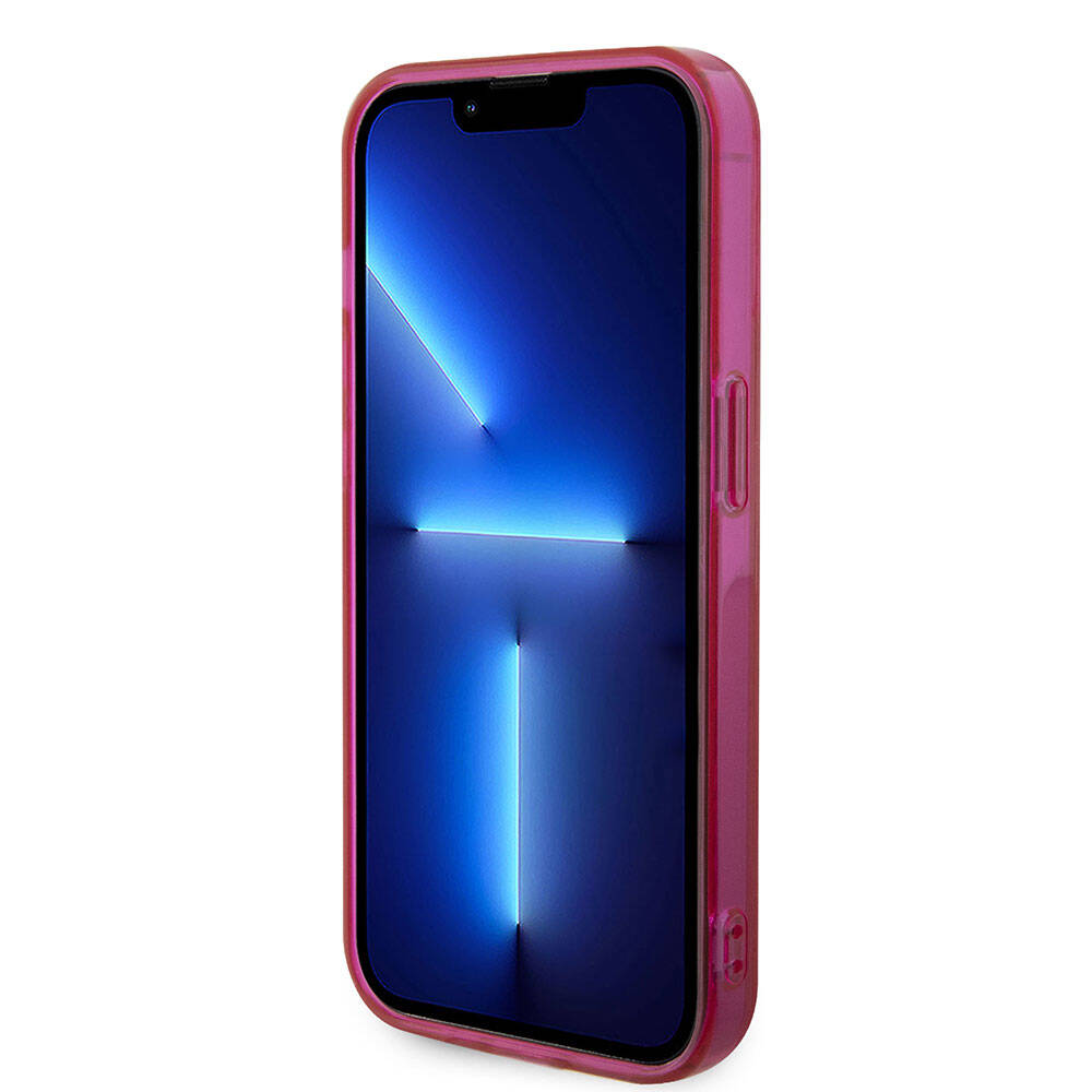 Apple iPhone 15 Pro Kılıf Hello Kitty Orjinal Lisanslı Yazı ve İkonik Logolu Kitty Head Kapak Beyaz