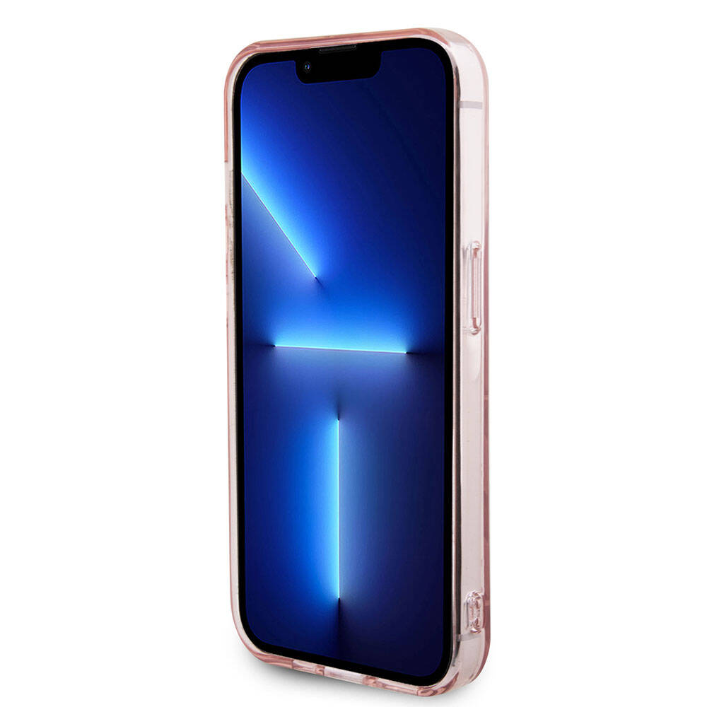 Apple iPhone 15 Pro Kılıf Karl Lagerfeld IML C Monogram Orjinal Lisanslı Kapak Renksiz