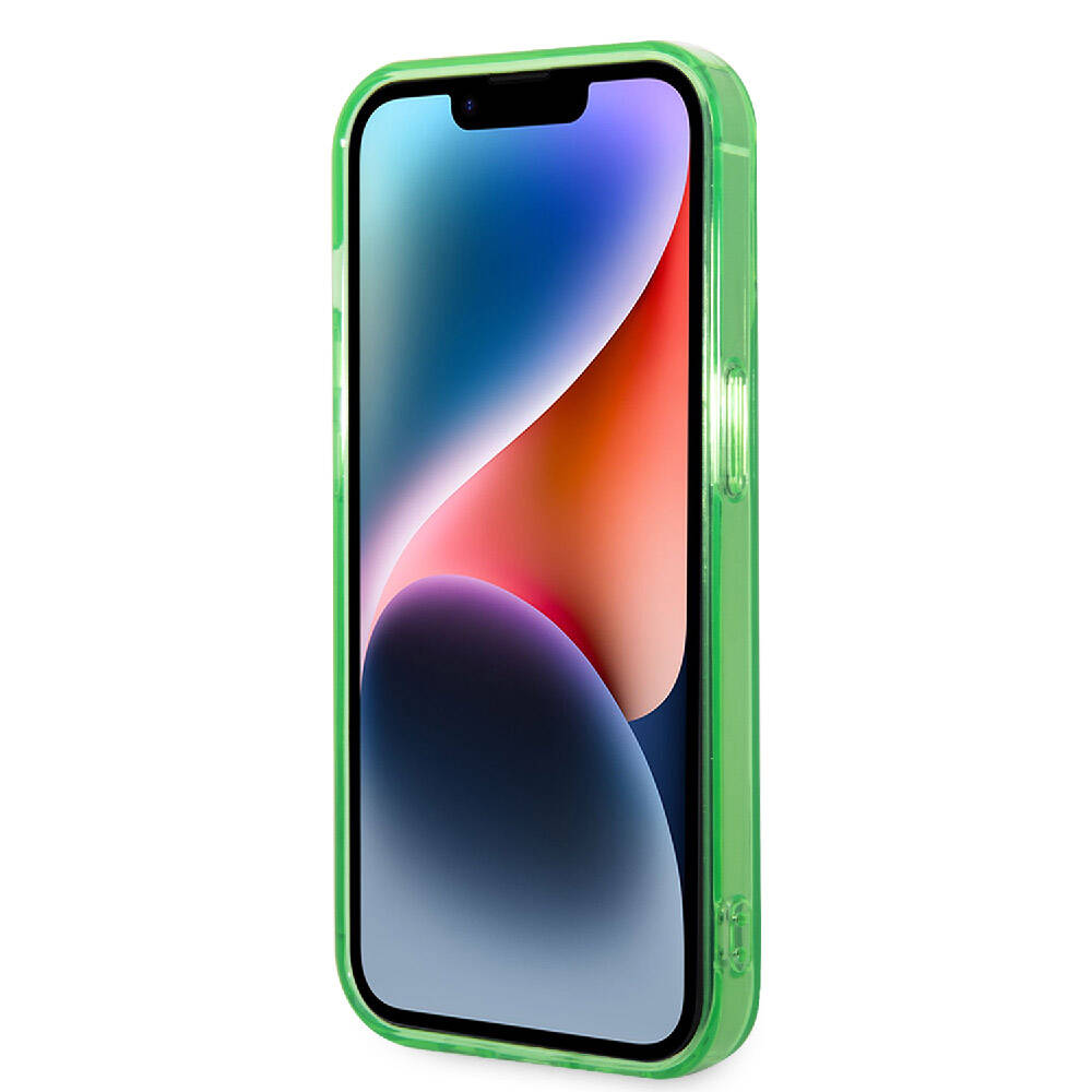 Apple iPhone 15 Pro Kılıf Lacoste Orjinal Lisanslı M-safe Şarj Özellikli Transparan Timsah Logo Baskılı Kapak Mavi Açık
