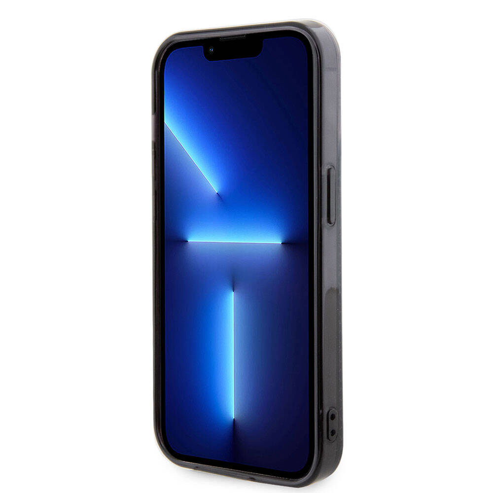Apple iPhone 15 Pro Kılıf Mercedes Benz Orjinal Lisanslı M-safe Şarj Özellikli Çift Katmanlı Mini Yıldız Desenli Kapak Siyah
