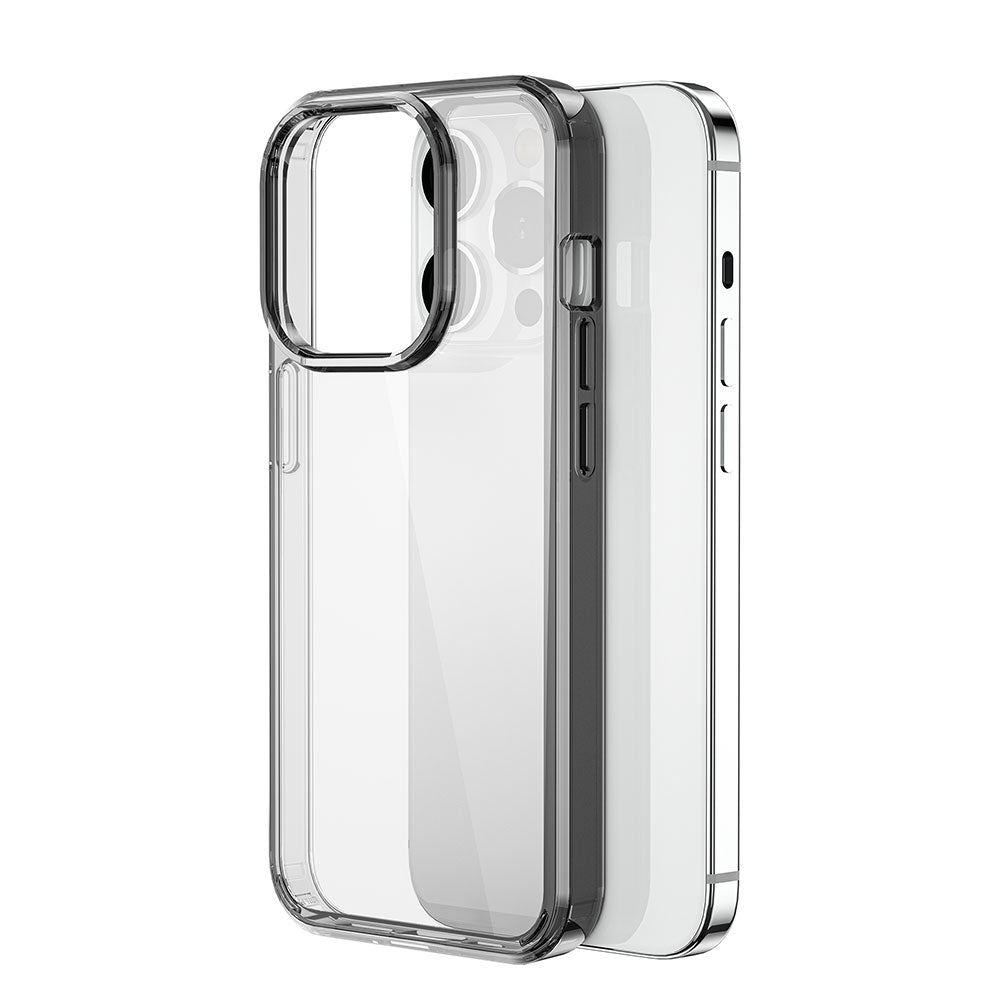 Apple iPhone 15 Pro Kılıf Wiwu MCC-101 Magnetic Crystal Sert PC Kapak Renksiz