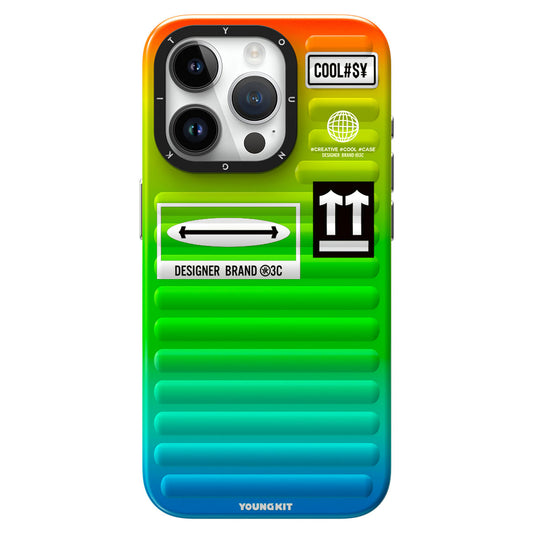 Apple iPhone 15 Pro Kılıf YoungKit The Secret Color Serisi Kapak Mavi