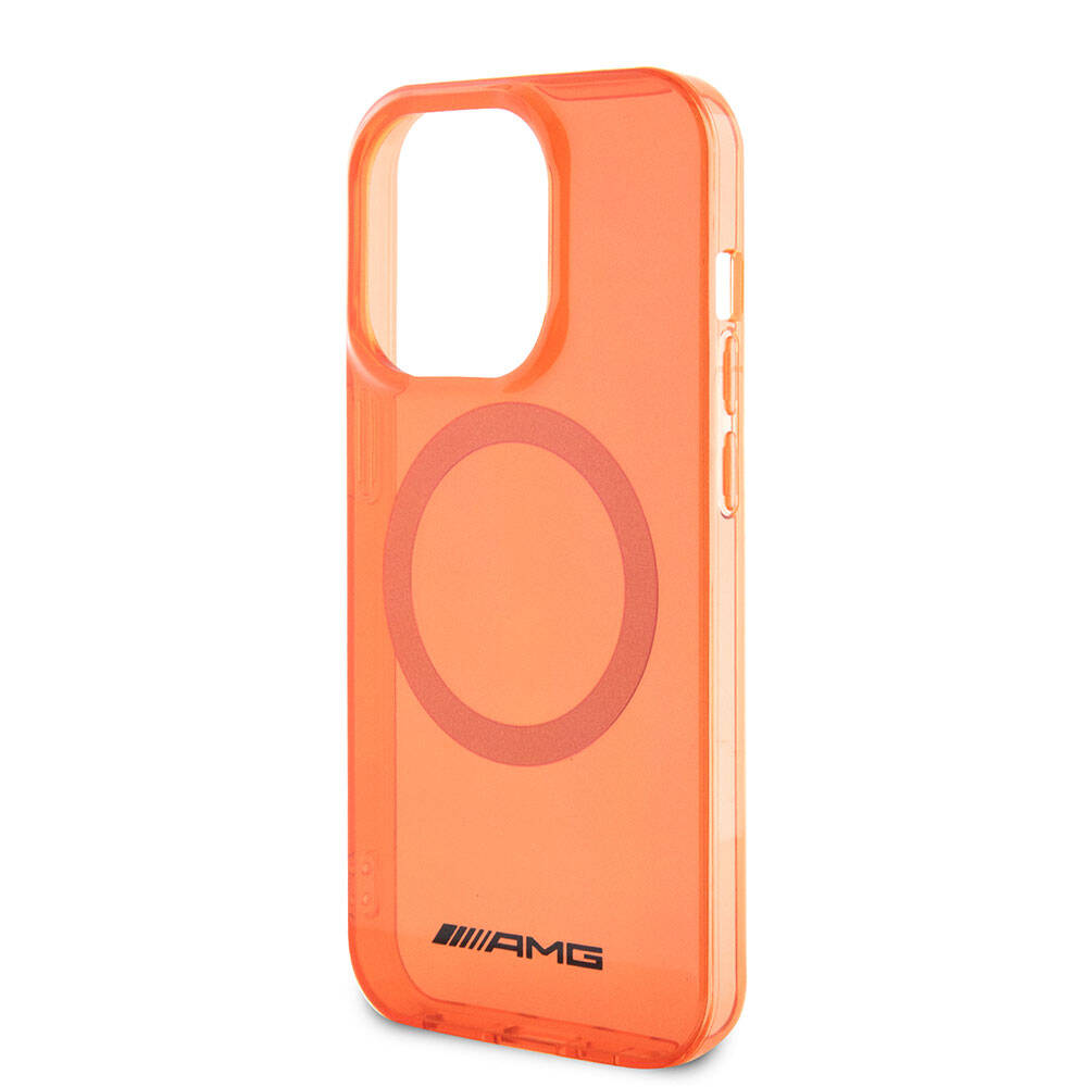 Apple iPhone 15 Pro Max Kılıf AMG Orjinal Lisanslı M-safe Şarj Özellikli Transparan Kapak Yeşil