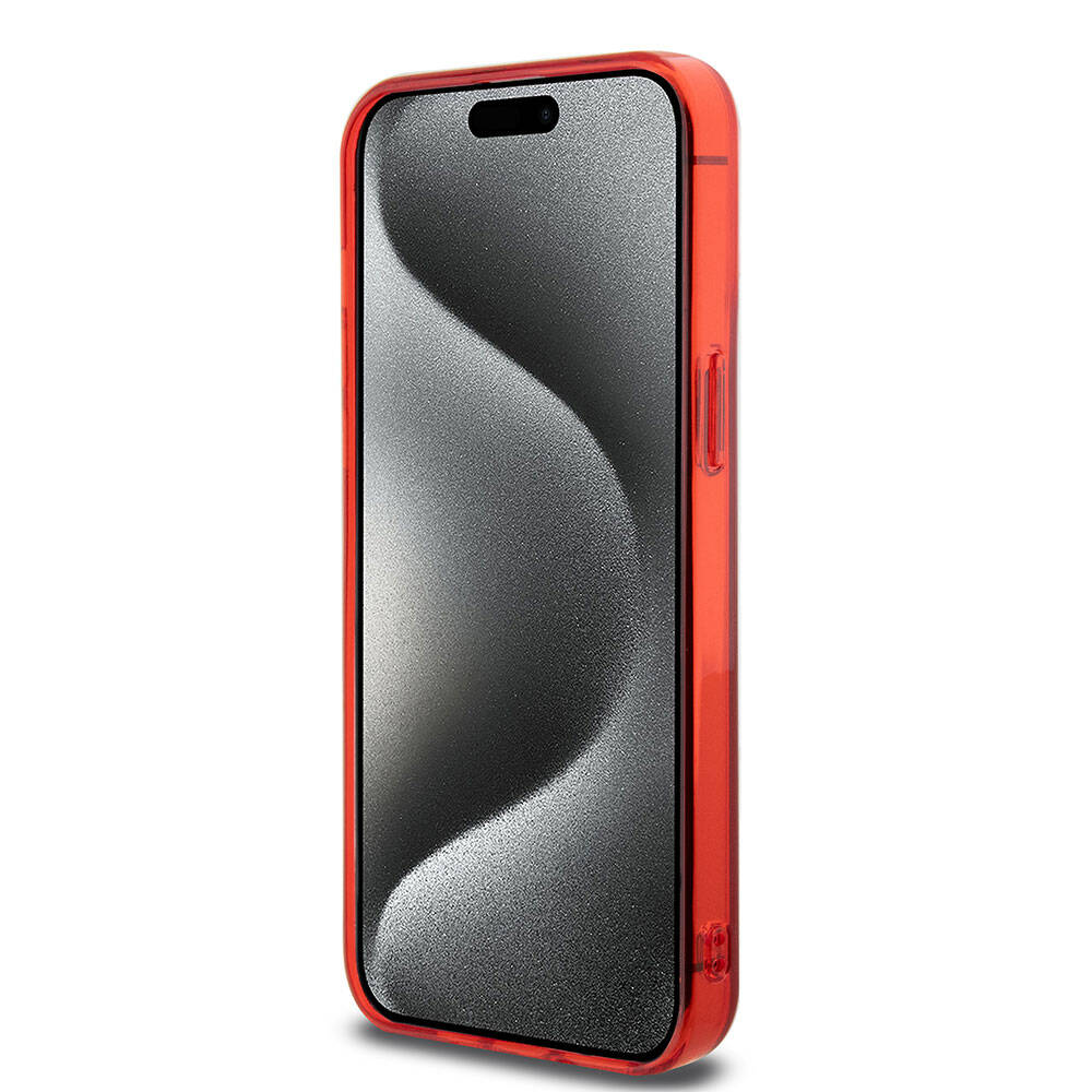 Apple iPhone 15 Pro Max Kılıf AMG Orjinal Lisanslı M-safe Şarj Özellikli Transparan Kapak Yeşil