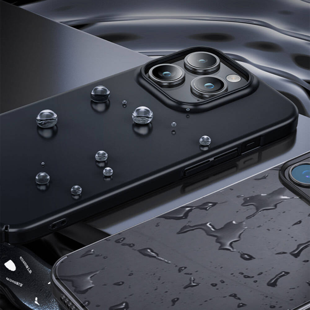 Apple iPhone 15 Pro Max Kılıf Benks Ultra İnce PC Kapak Gri