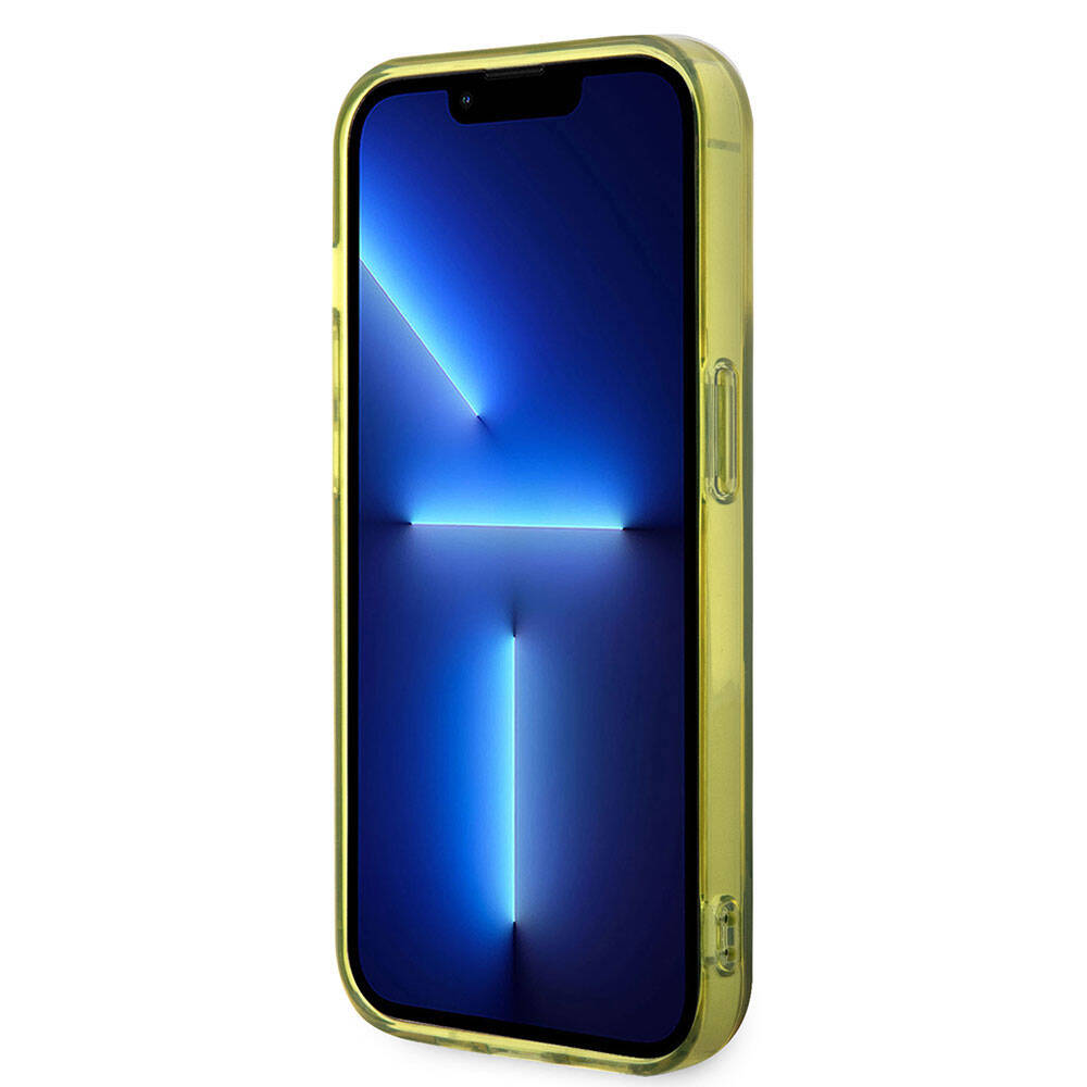 Apple iPhone 15 Pro Max Kılıf BMW M-safe Şarj Özellikli Transparan Tricolor Stripes Orjinal Lisanslı Kapak Gri