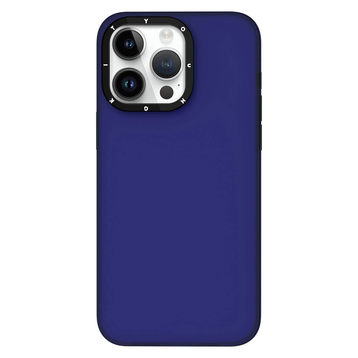 Apple iPhone 15 Pro Max Kılıf Buzlu Mat Tasarım Youngkit Hidden Sand Serisi Kapak Mavi