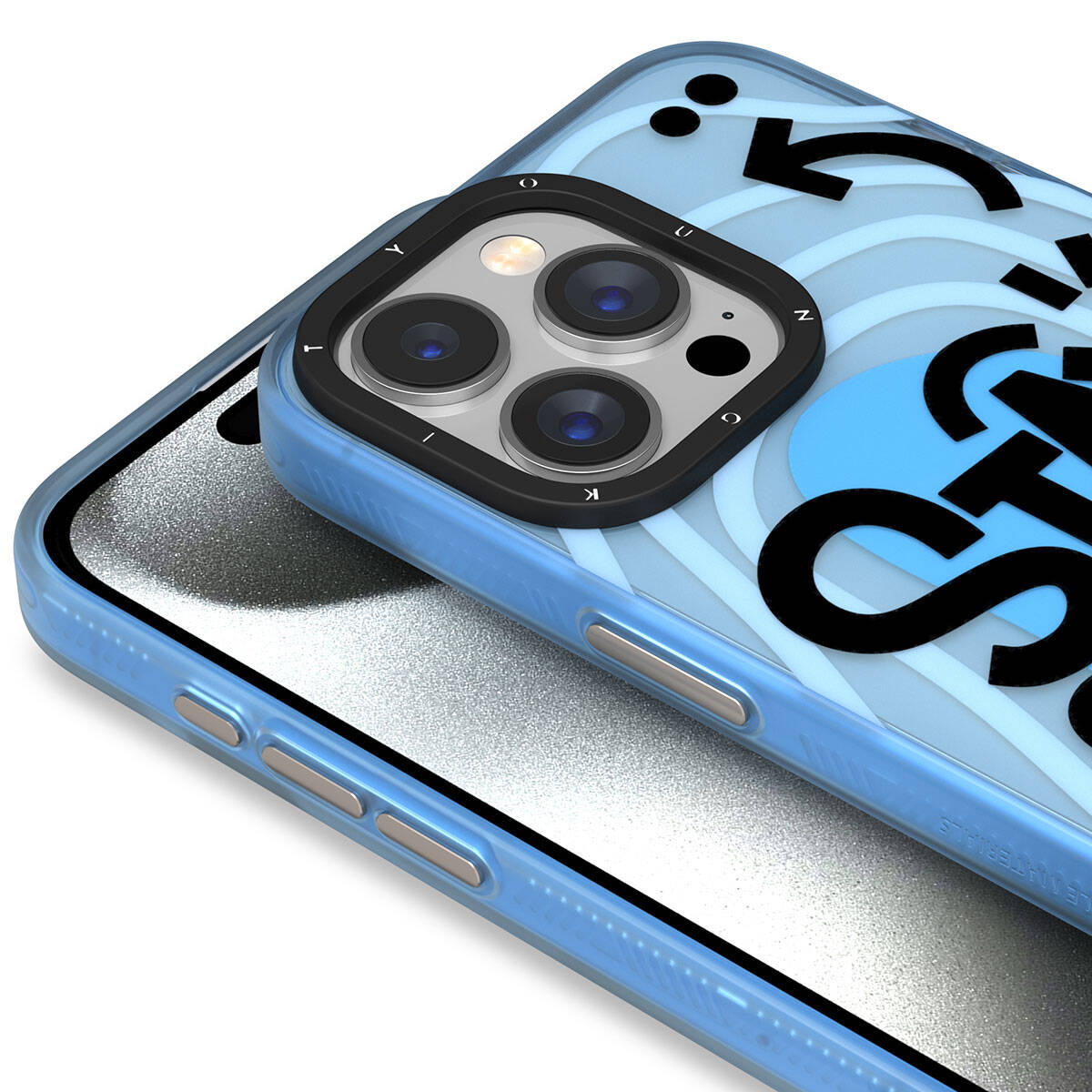 Apple iPhone 15 Pro Max Kılıf Desenli Youngkit Happy Hearth Serisi Kapak Kırmızı