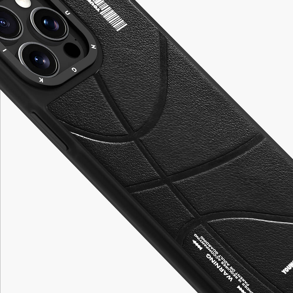 Apple iPhone 15 Pro Max Kılıf M-safe Şarj Özellikli Youngkit Backboard Serisi Leather Kapak Mavi