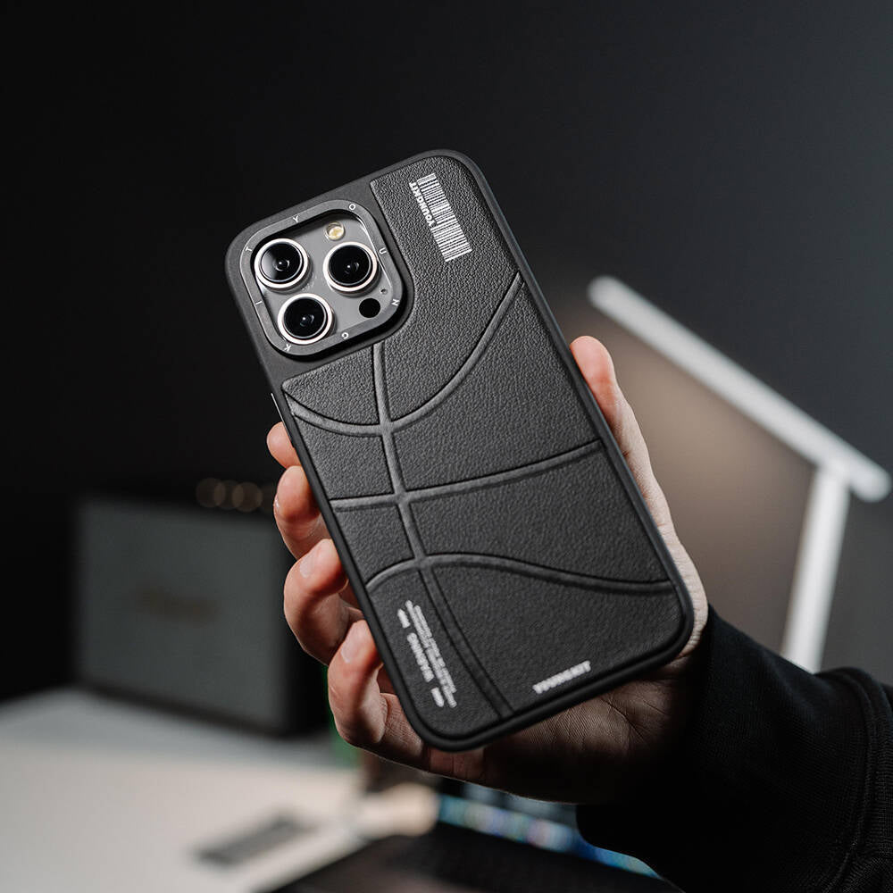 Apple iPhone 15 Pro Max Kılıf M-safe Şarj Özellikli Youngkit Backboard Serisi Leather Kapak Mavi