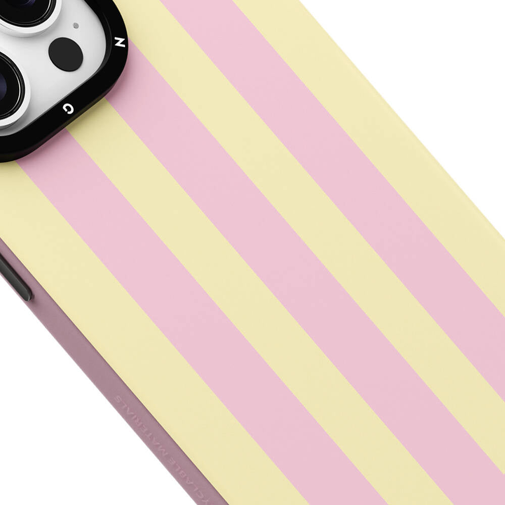 Apple iPhone 15 Pro Max Kılıf M-safe Şarj Özellikli Youngkit Striped Piano Keys Serisi Kapak Mavi