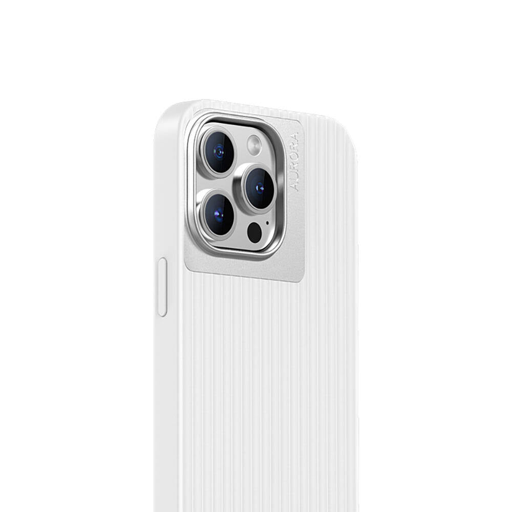 Apple iPhone 15 Pro Max Kılıf Recci Aurora Serisi M-safe Şarj Özellikli Kapak Siyah