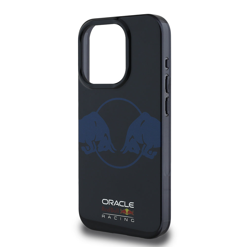 Apple iPhone 15 Pro Max Kılıf Redbull Orjinal Lisanslı M-safe Şarj Özellikli IML Çift Boğa Baskılı Sert PC Kapak Lacivert