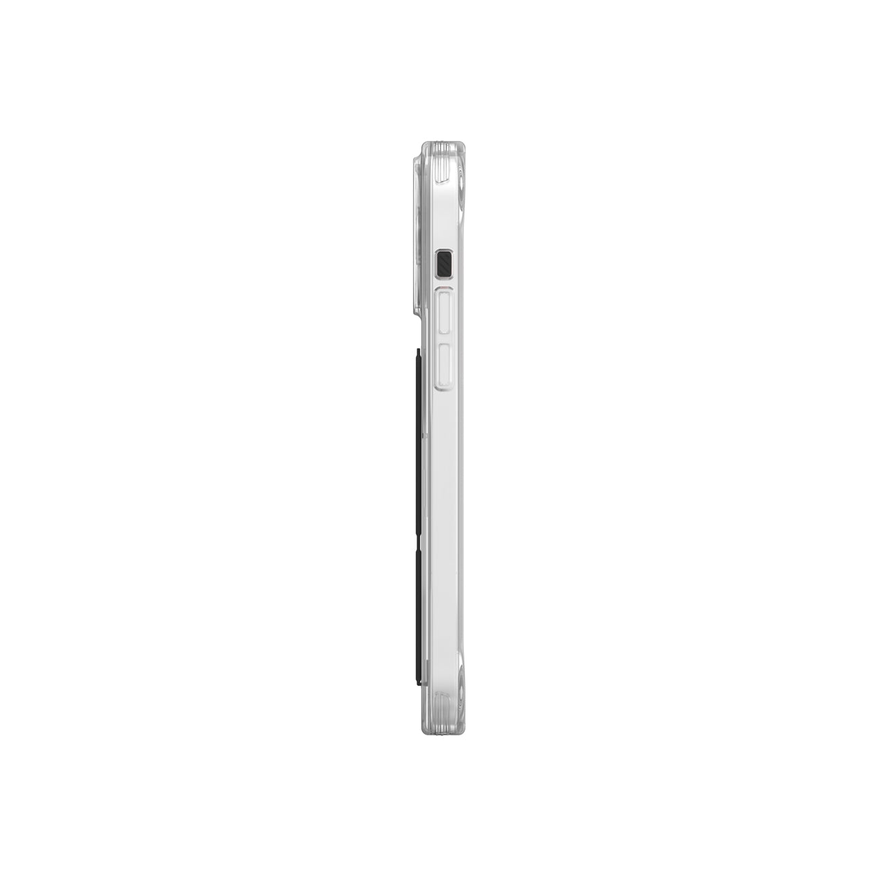 Apple iPhone 15 Pro Max Kılıf SkinArma Standlı Şeffaf Tasarımlı Apex Kapak Kırmızı