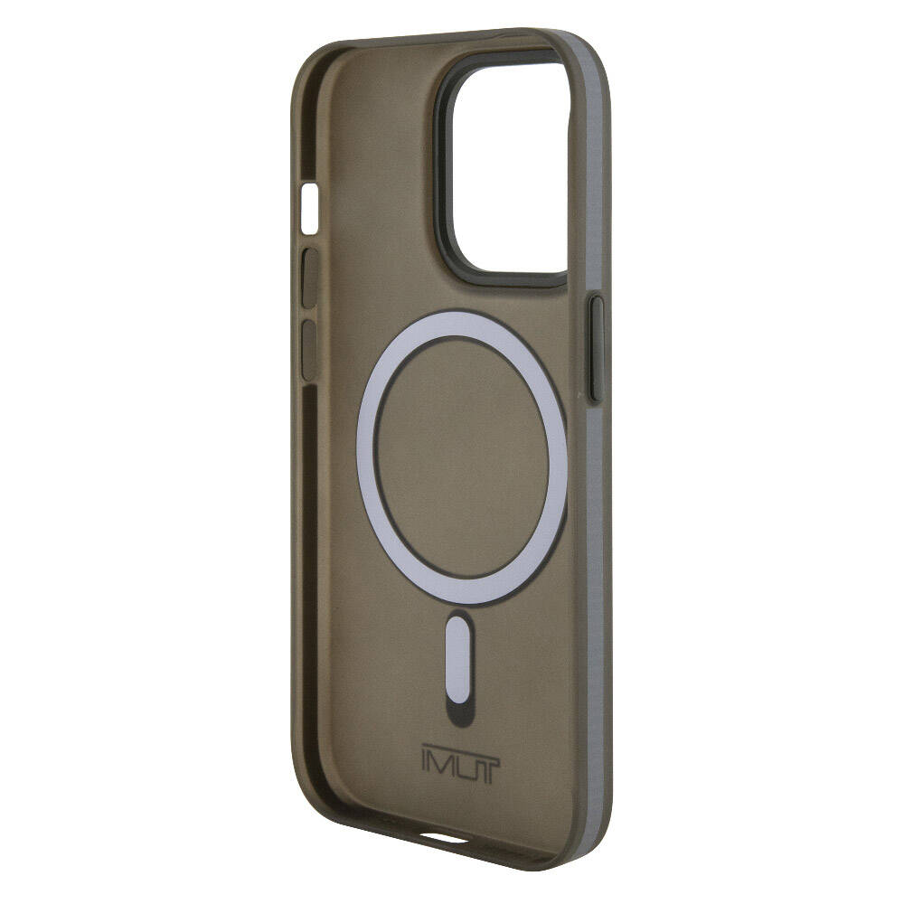 Apple iPhone 15 Pro Max Kılıf TUMI Orjinal Lisanslı M-safe Şarj Özellikli Buzlu Mat Kapak Mor