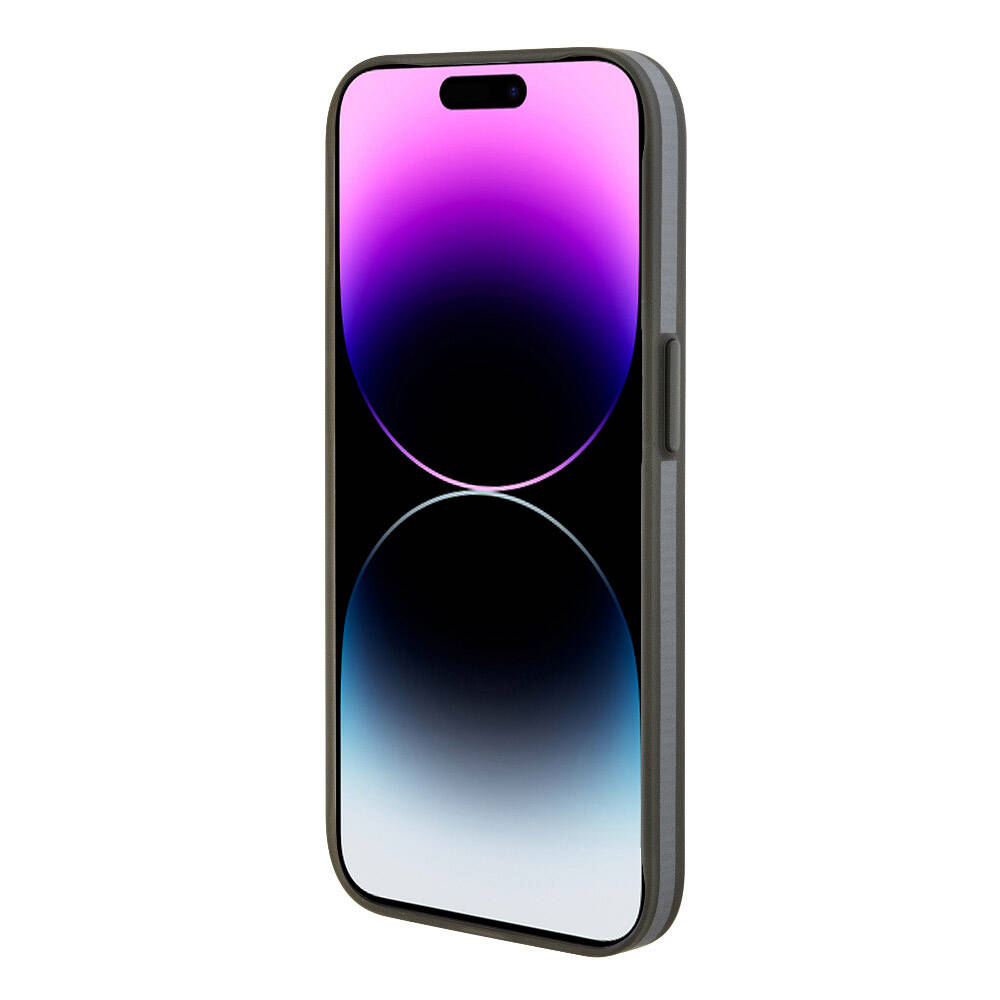 Apple iPhone 15 Pro Max Kılıf TUMI Orjinal Lisanslı M-safe Şarj Özellikli Buzlu Mat Kapak Mavi