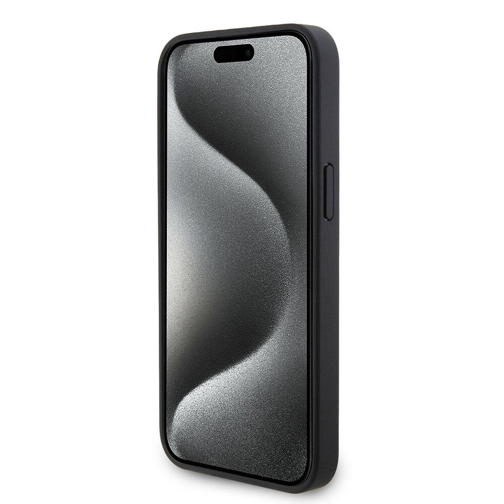 Apple iPhone 15 Pro Max Kılıf U.S. Polo Assn. Orjinal Lisanslı Suni Deri Arka Yüzey Baskı Logolu Örgü Desenli Kapak Yeşil